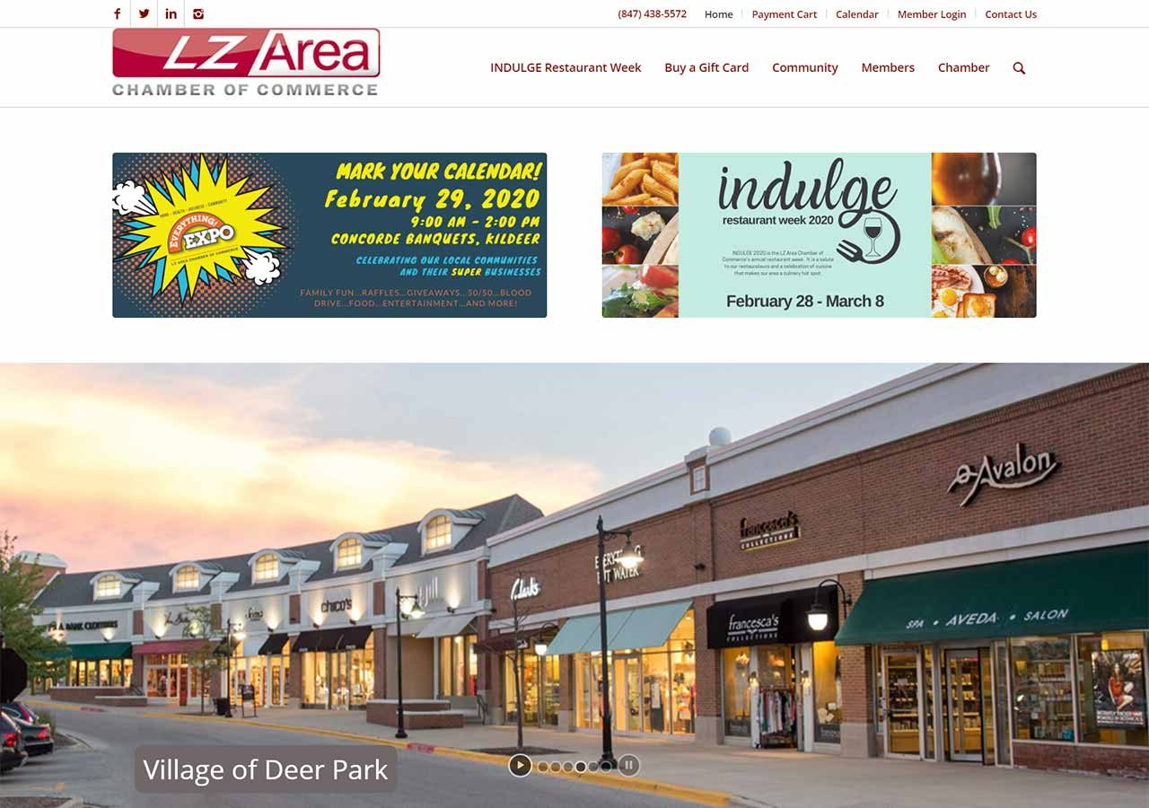 LZ Area Chamber of Commerce home page